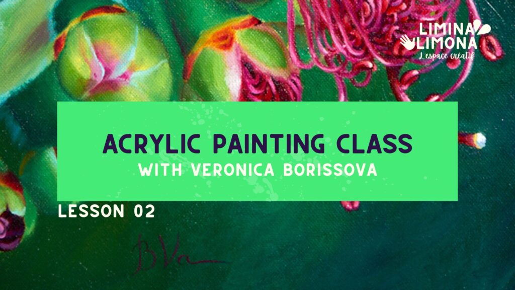 Acrylic Painting Class Spring (Lesson 02)